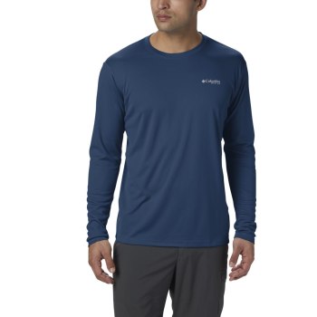 Pánské Mikiny Columbia PFG Zero Rules Long Sleeve Tmavě Šedé JNEIWU695